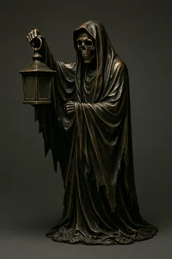 Mysterious death statue