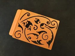 Stencil Book: Stencil Flower mini