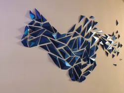 cat - Geometric wall art: