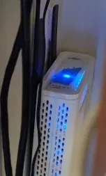 Damage free wall hangers for modems/routers etc.