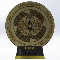 Digital Art STL Descărcare - FIFA CLUB WORLD CUP TROPHY 2025 - SolidZone
