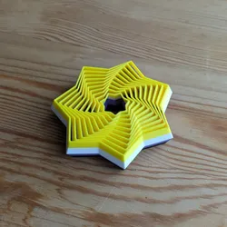 Fidget star with 7 (seven) points