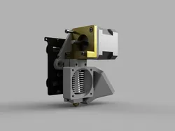 Geeetech i3 E3D direct drive extruder part cooling fan remix - Gen1