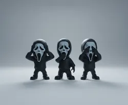 Ghostface - See,Hear, Speak No Evil Miniatures