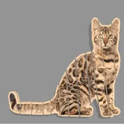 gratuită de Home Decorations & Ornaments STL Descărcare - Flexi Cat - Xero_fn