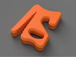 Guyline cord tensioner hook