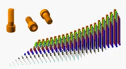 Hundreds of Metric Allen Screws with Cylindrical Head M2 up to M64