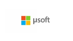Literally MICROsoft logo.