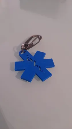 Llavero estrella de la vida