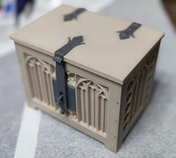 Medieval chest - playing card box