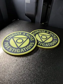 Penrose & Hicks Coaster