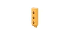 Revo Nozzle Holder 3 Slots for V-Slot Extrusion 20mm wide