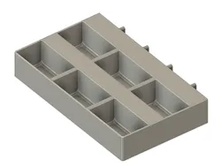 Skadis assymetric parametric holder/organizer + radio holder examples