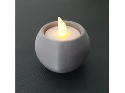 Spheric Tealight Holder, Slimprint