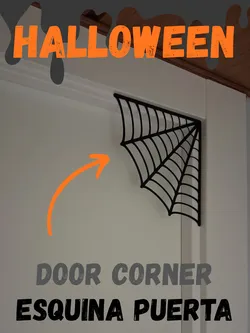 Tela de araña Halloween.