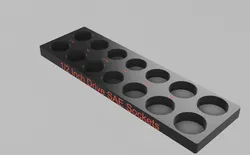 1/2 Inch Drive SAE Socket Organizer