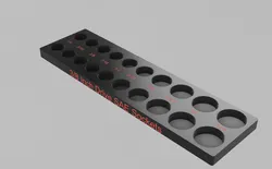3/8 Inch Drive SAE Socket Organizer