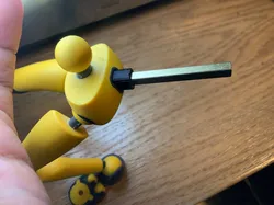 4mm Square Fixing Joint to Stickybones Fly Rig Adapter
