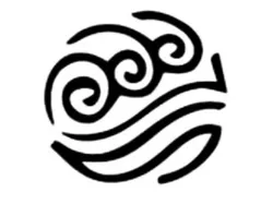 Avatar Water Tribe symbol stencil