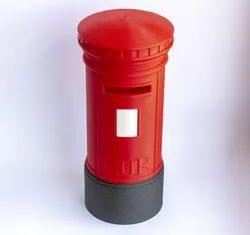 Classic British Pillar Mail Box - Money Bank - Piggy Bank - Tirelire - Gift idea - Gift inspiration - Housewarming