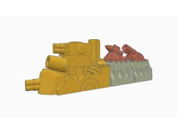 Epic 6mm Squat Land Train Battle Car pt2