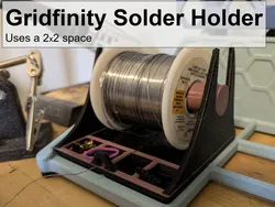 Gridfinity Big Solder Holder, 2x2