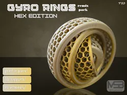 gyro ring-Hex edition