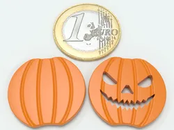 Halloween Pumpkin and Jack'O shopping cart coins