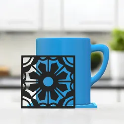 Home Decorations & Ornaments STL تنزيل - Coffee, Tea, Beer, Wine Coaster - OALPO
