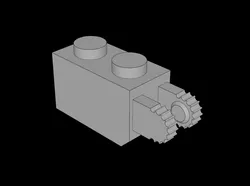 Lego Compatible (30365.dat) Hinge Brick  1 x  2 Locking with Dual Finger On End