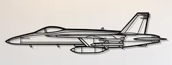 McDonnell Douglas F-18 Hornet Wall Art