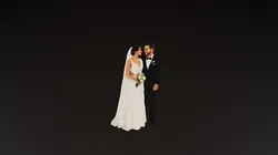 MINIATURE WEDDING COUPLE