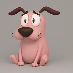 Other STL indir - Coraje,  el perro cobarde - Aquilesimprimo