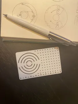 Ruler card - Drawing ant Sketch tool