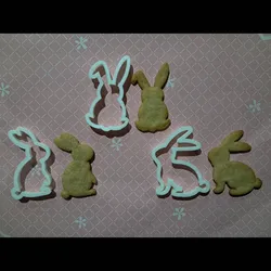 Tools & Spare Parts STL indir - Bunny Cookie Cutters - Arista Fox