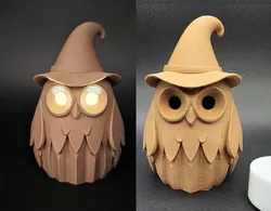 Witch Owl LED Tea Light Cover
