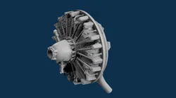 9 cyl. radial engine M-14