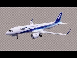 Airbus A320 Neo Airliner 3x Livery Low-poly 3D model