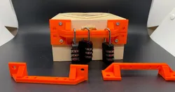 Bars for closure and locking of boxes (Large)