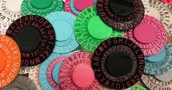 Caesar cipher code wheel
