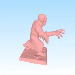 Characters & Creatures STL Descărcare - Priest zombi for tabletop game - HGS67
