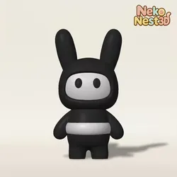 Characters & Creatures STL indir - Ninja rabbit - NekoNest3D