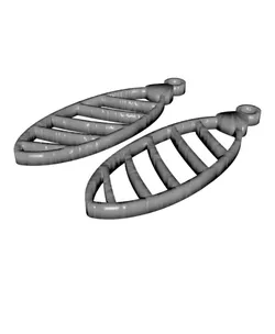 Christmas Ornament Earring 7.stl