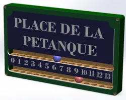 Compteur de point pétanque