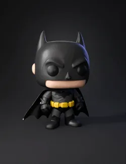 Create a Funko pop figure of batman