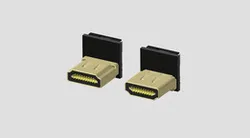 CY CYFPVHDMI HDMI Type A Male Connector Up and Down Angled 90 Degree