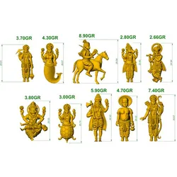 Dashavatara pendant