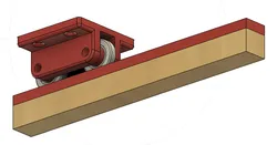 Guided Rail Carriage System - Roller Edition - Open Drawer