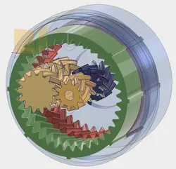 Harmonic Planetary Gear Box (37:1 or 49.3:1) NEMA 17, No Hardwar
