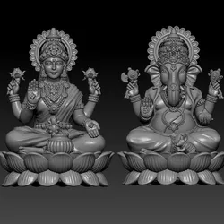 Laxmi Ganesha  – Hindu Gods Statue